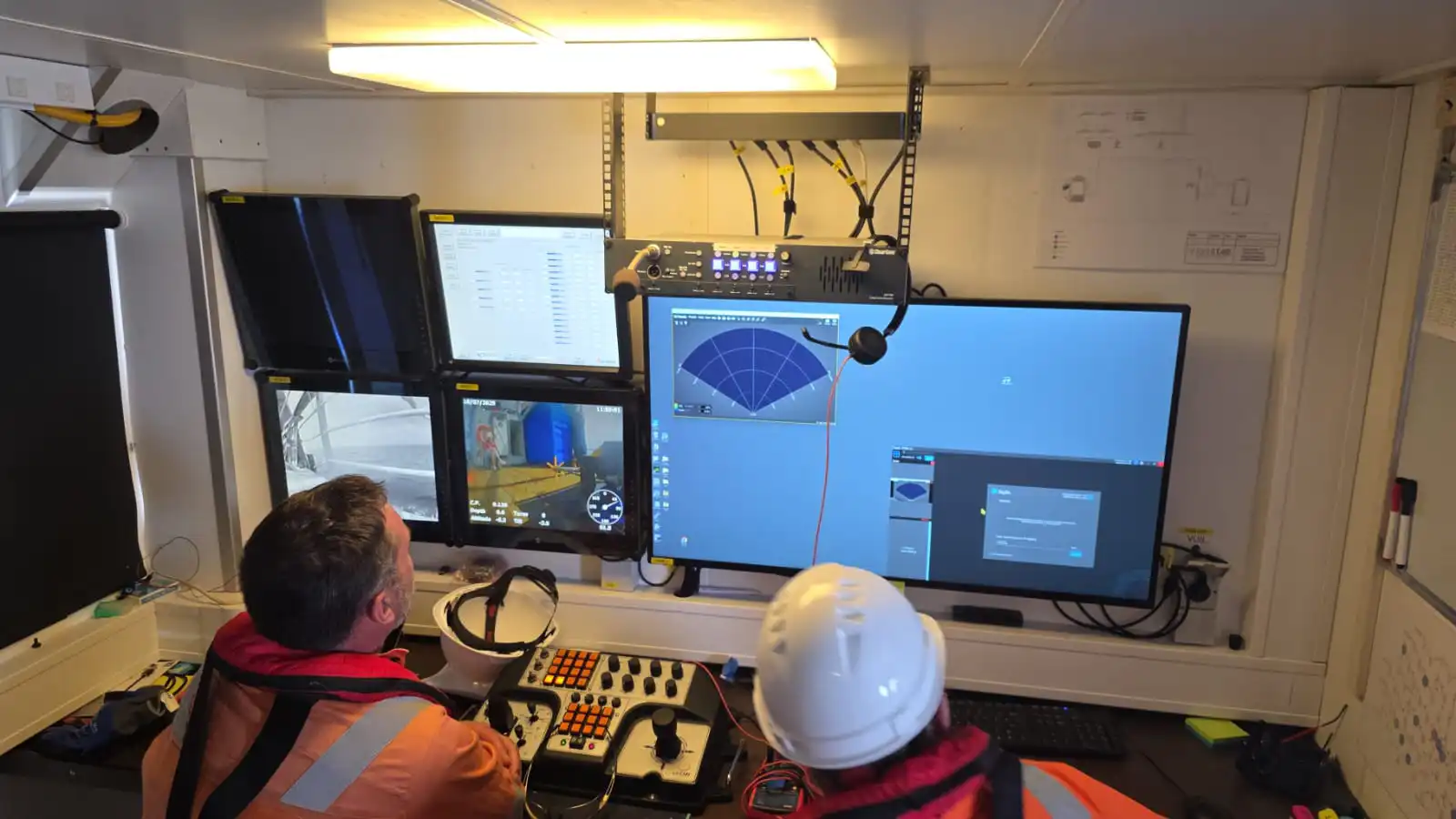 Behind the scenes rov